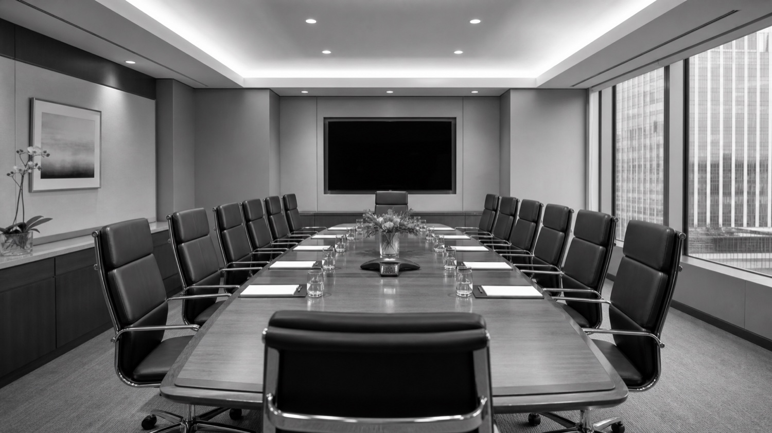 Stakeholder management — an empty boardroom