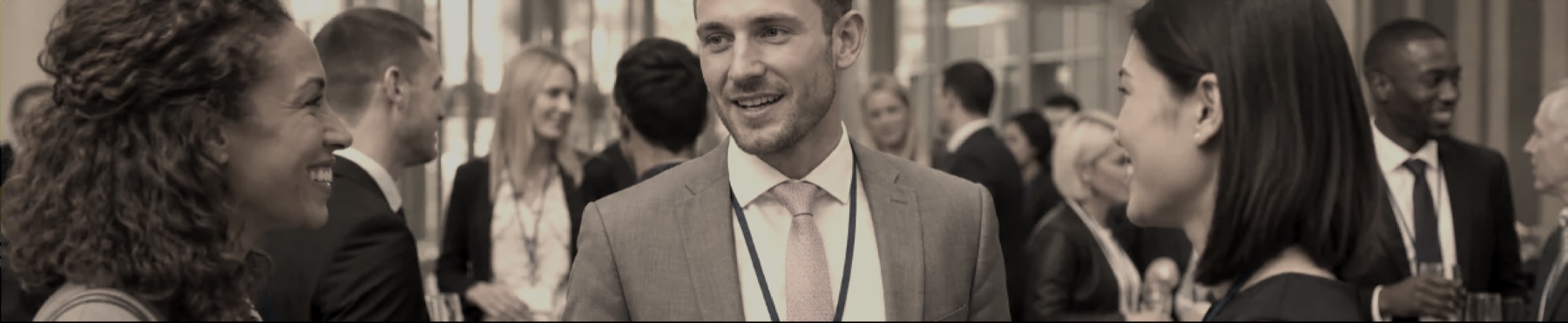 Community — founders at a networking event